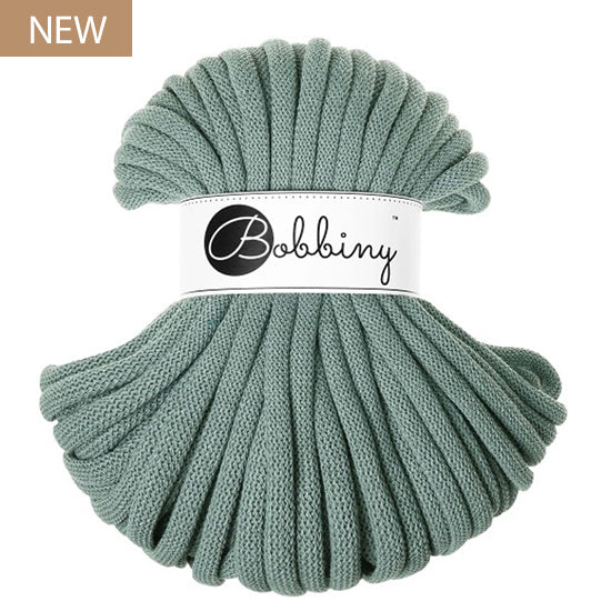 Bobbiny 9mm Jumbo Braided Cord – Laurel – 30m