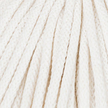 A close-up of thick, off-white braided cord texture filling the frame.