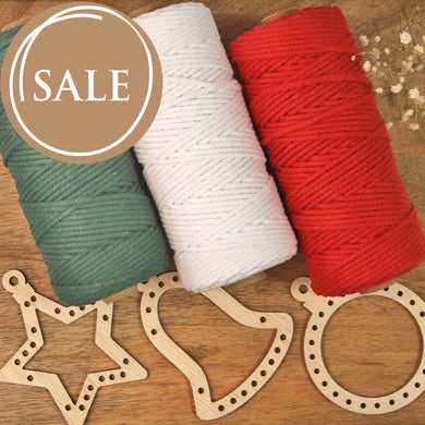 Christmas Comes Early 3mm 3ply Macrame Cord Pack