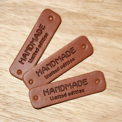 Faux Leather Labels - 