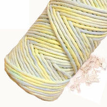 Hand Painted Macrame Cord - 4mm Pine Lime