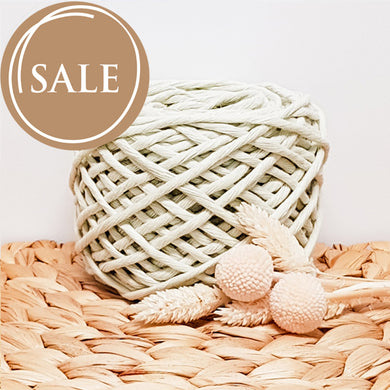 Recycled Luxe Macrame Cotton - 3mm Peppermint - 40 metres