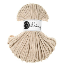 Bobbiny 5mm Premium Braided Cord – Warm Beige – 50m