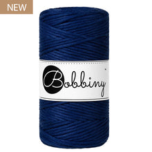Bobbiny 3mm Ink Blue Single Twist Macrame Cord 100m