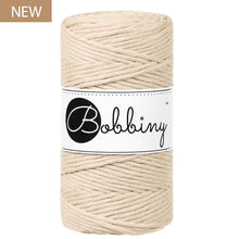 Bobbiny 3mm Warm Beige Single Twist Macrame Cord 100m