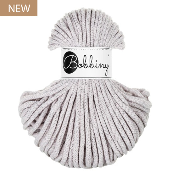 Bobbiny 5mm Moonlight Braided Cord 50m in original packaging with NEW arrival badge.