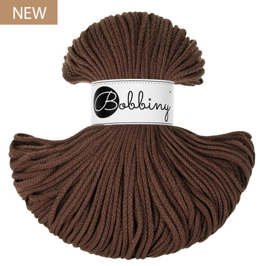 Bobbiny 3mm Premium Braided Cord – Chocolate