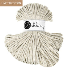 Bobbiny 3mm Junior Braided Cord – Shiny Cashmere Beige – 100m