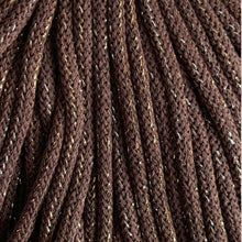 Bobbiny 5mm Premium Braided Cord – Shiny Chocolate Brown – 50m