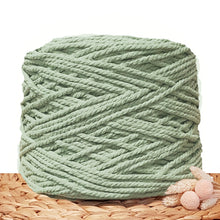 5mm Sage - Recycled Cotton 3ply Macrame Cord