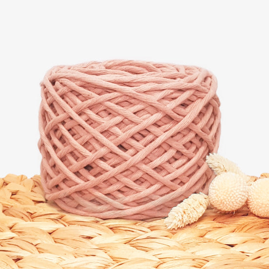 Lil' Luxe Recycled Macrame Cotton - 3mm Blossom - 40 metres