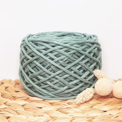 Lil' Luxe Recycled Macrame Cotton - 3mm Eucalyptus- 40 metres