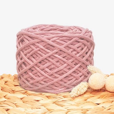 Lil' Luxe Recycled Macrame Cotton - 3mm Primrose - 40 metres