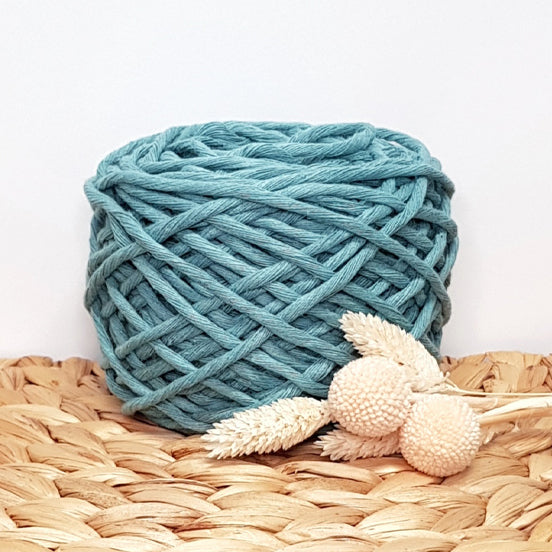 Lil' Luxe Recycled Cotton - 3mm Teal - 40 metres