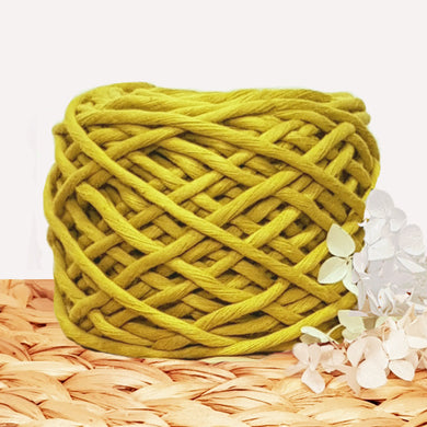 Lil' Luxe Cloud 9 Macrame Cotton - 4mm Chartreuse
