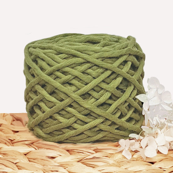Lil' Luxe Cloud 9 Cotton - 4mm Olive