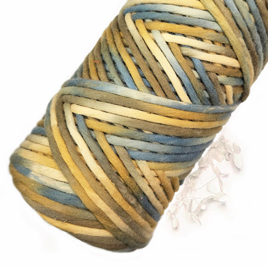 Lil' Luxe Hand Painted Macrame Cotton - 4mm Elemental II