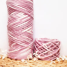 Lil' Luxe Hand Painted Luxe Macrame Cotton - 4mm Rose Quartz