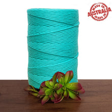 Turquoise Single Twist Macrame Cotton Cord 1kg