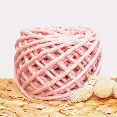Lil' Luxe Recycled Macrame Cotton - 5mm Cherry Blossom - 25 metres