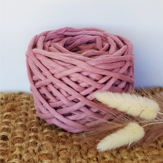 Lil' Luxe Cotton - 5mm Rose - 25 metres