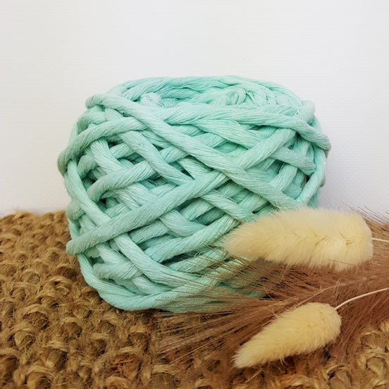 Lil' Luxe Cotton - 5mm Mint - 25 metres