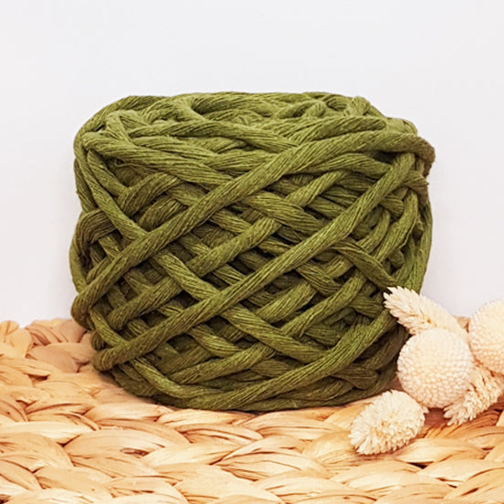 Lil' Luxe Recycled String - 5mm Olive - 25 metres