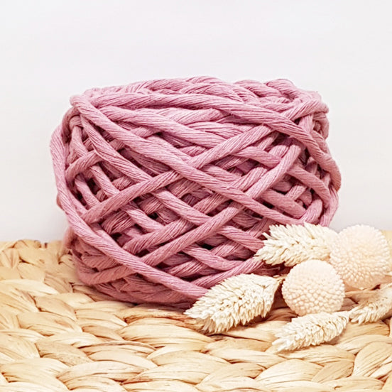 Lil' Luxe Recycled Macrame Cotton - 5mm Primrose - 25 metres