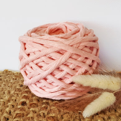 Lil' Luxe Cotton - 5mm Salmon - 25 metres