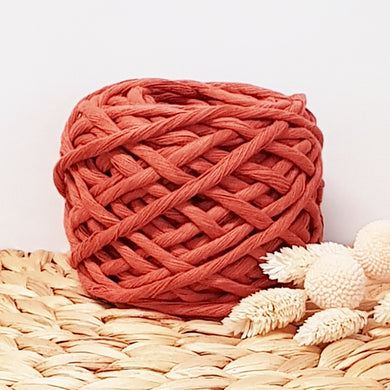 Lil' Luxe Recycled Cotton - 5mm Terracotta - 25 metres