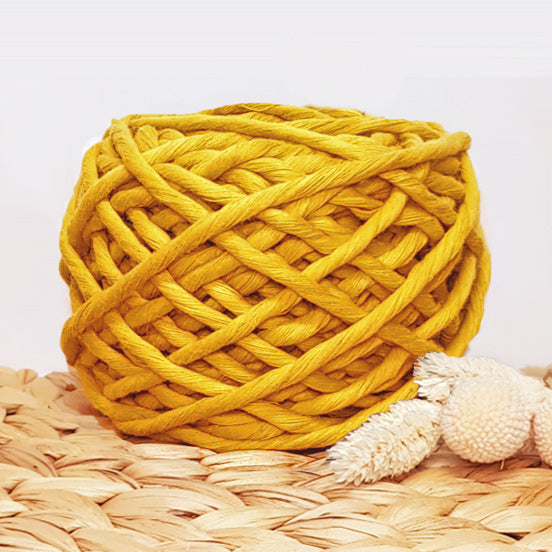 Lil' Luxe Giza Cotton - 5mm Sunshine - 25 metres