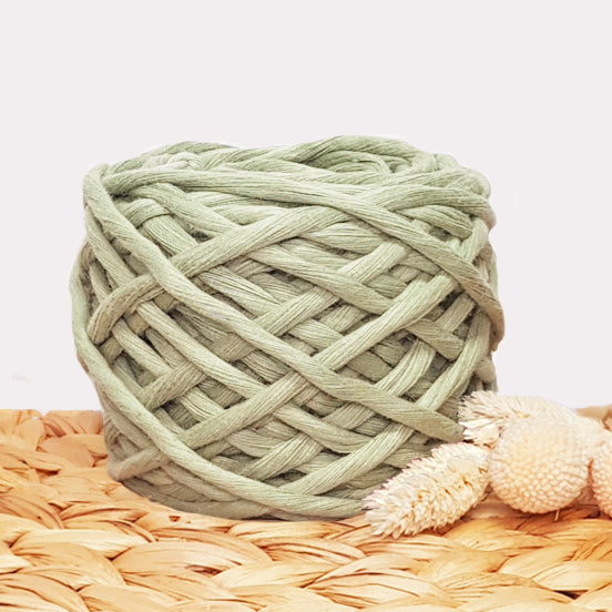 Lil' Luxe De Luxe Macrame Cotton - 5mm Sage - 25 metres