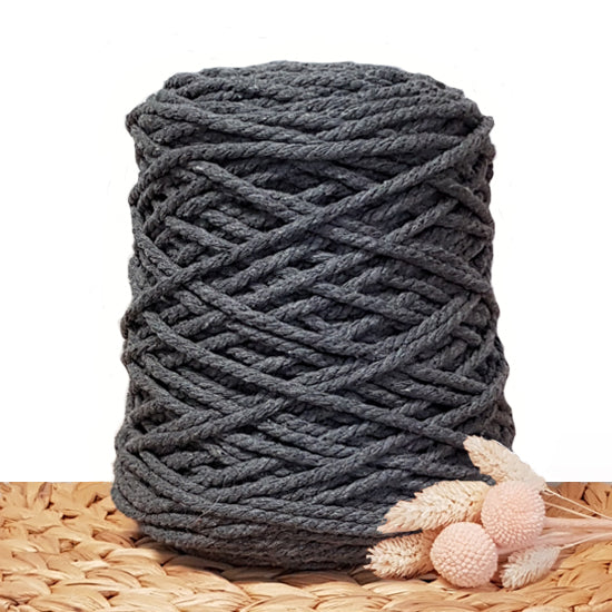 Dark Grey 5mm Macrame Cord