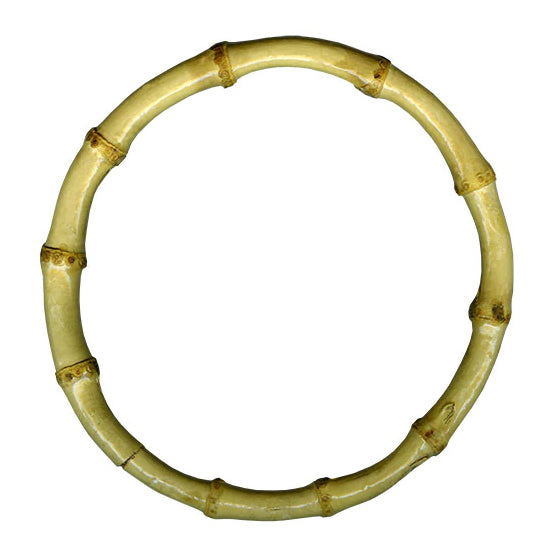 Natural Bamboo Macrame Ring - 15cm 6.25inch