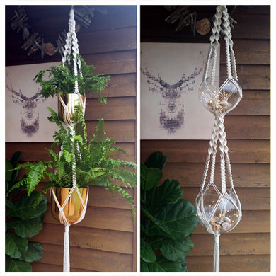 DIY Macrame Kit - Double Plant Hanger