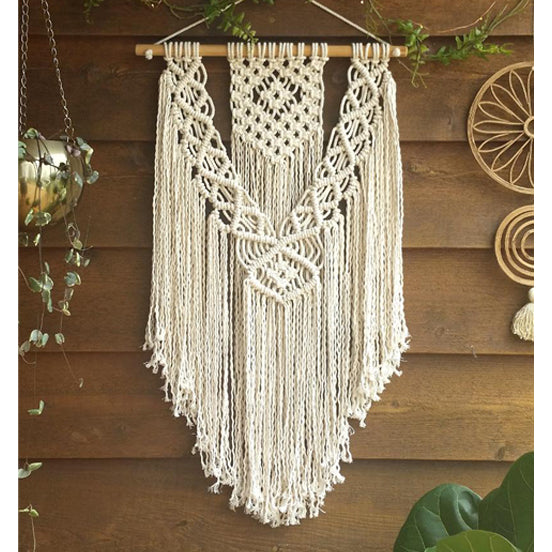 DIY Macrame Kit -Diamond Decor Wall Hanging