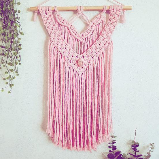 Karli Wall Hanging - Soft Pink