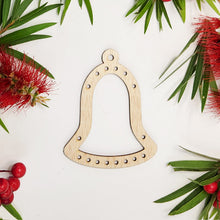 Christmas Ornament Frames - Weaving Looms - Bell