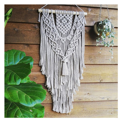 Nina Macrame Wall Hanging - Linen