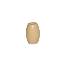 Wooden Bead - Oval Natural 32 x 22 Pack of 6