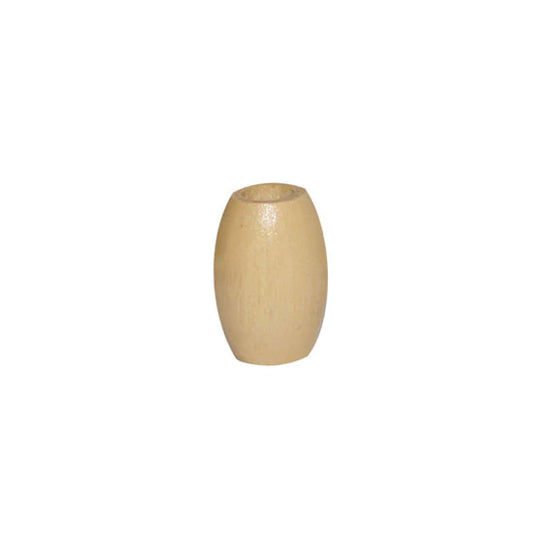 Wooden Bead - Oval Natural 32 x 22 Pack of 6