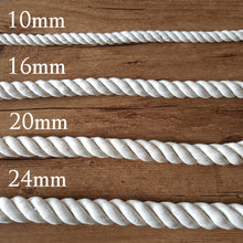 16mm 3 Ply Natural Cotton Macrame Rope