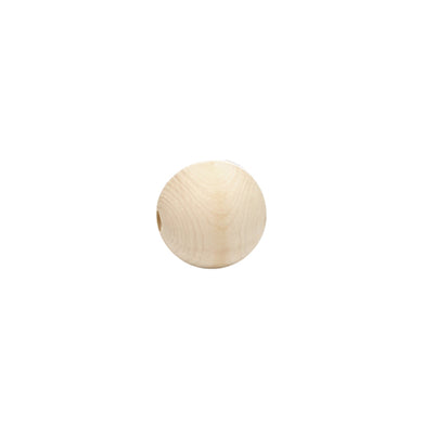 Wooden Macrame Beads - Round Raw 14mm Pack of 12