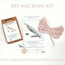 DIY Kit - Macrame Scent, Essential Oil Roller or Lip Balm Holder