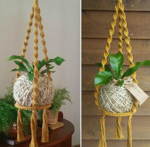 DIY Macrame Kit - Koke Kokedama Hanger